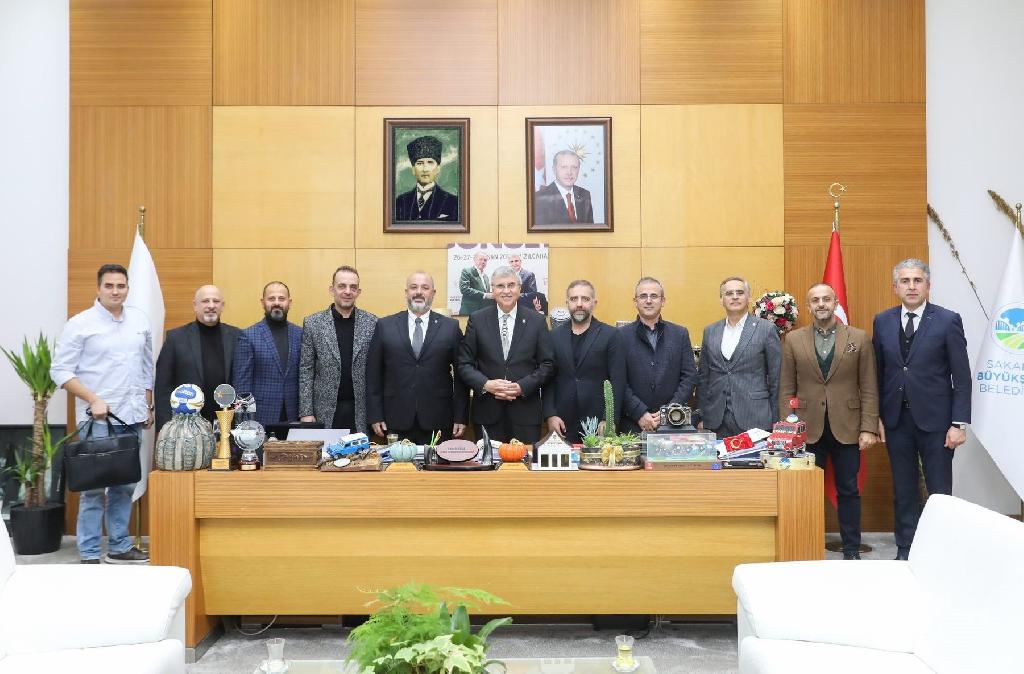 SASİAD yönetimi Büyükşehir de.. 