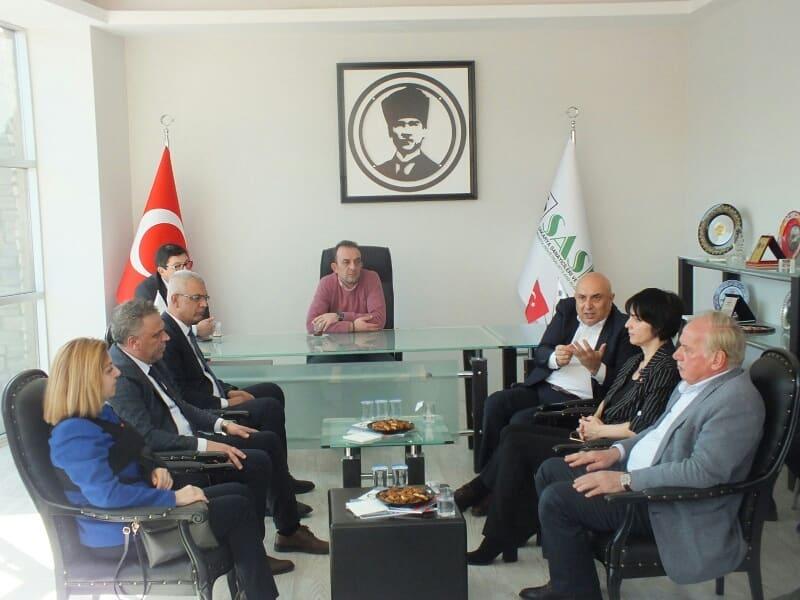 MİLLETVEKİLİ ENGİN ÖZKOÇ'DAN SEÇİM ÖNCESİ SASİAD'A ZİYARET