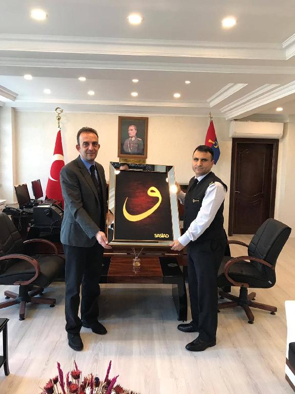 SASİAD'dan İl Jandarma Komutanına ziyaret
