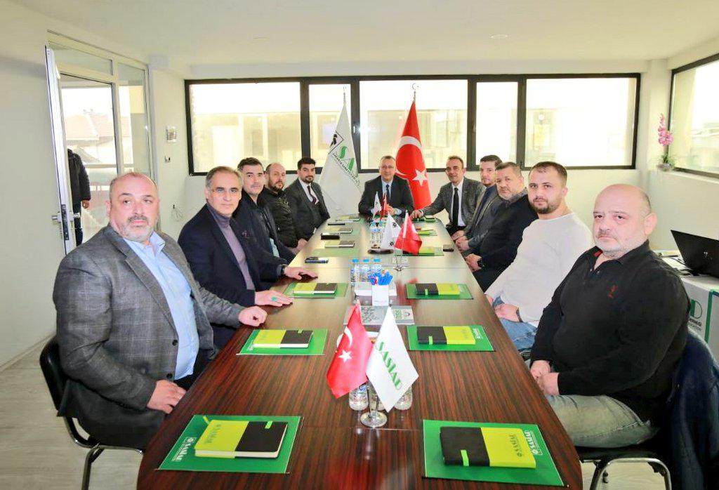 Başkan Işıksu, SASİAD’a projelerini anlattı. 